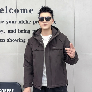 3921 P135 2025新款棉服加棉冲风衣夹克外套图片