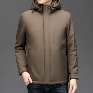 NN6316钱塘2020-3时尚休闲简约冬季厚款中年男士羽绒服P195图片