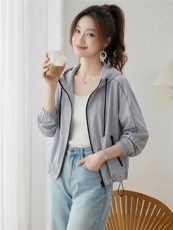 2026年春季休闲风宽松连帽短外套，女装短外套，靓衣阁