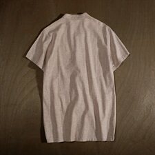 夏装唐装中式亚麻男士短袖衬衫加肥加大码休闲棉麻上衣1806款，男装民族服装，星座802