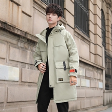（）可二开连帽重工艺纯色工装户外情侣白鸭绒羽绒服男，男装羽绒服，星座301D-5(原星座1415）