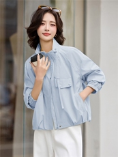 2026春装新款简约时尚休闲宽松外套，女装短外套，美沁