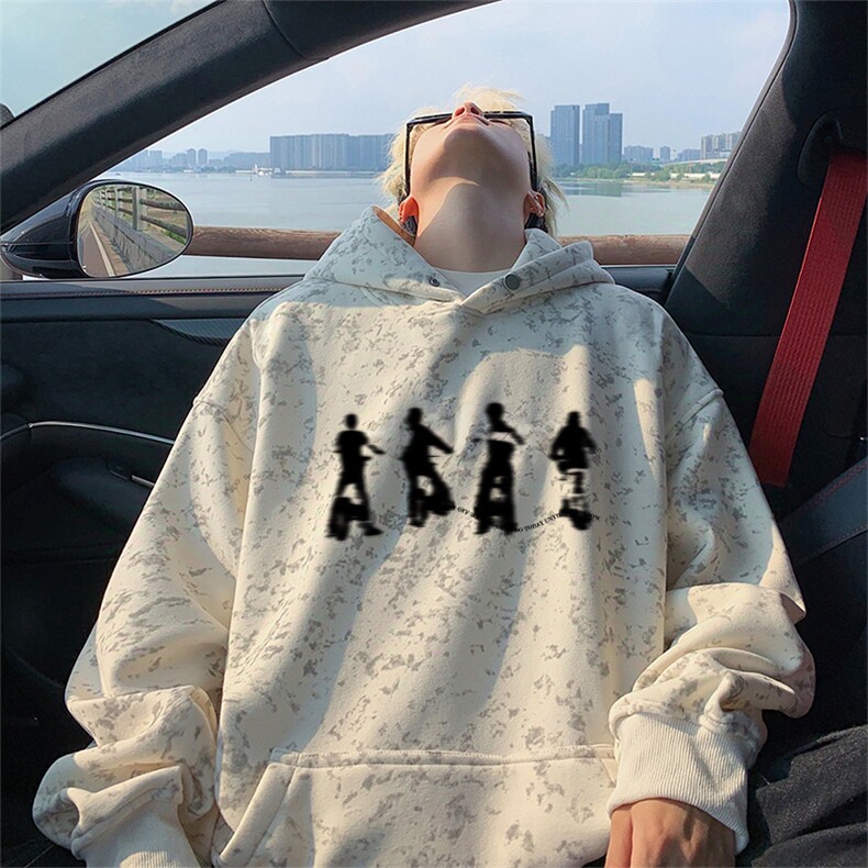 360克重磅车景扎染华棉连帽卫衣【有货】DSC403A-HMY25118ZR-P65，男装卫衣，电商C403A