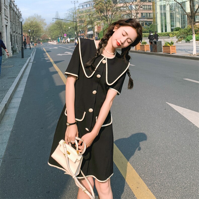 26夏季新款气质减龄法式赫本风显瘦小香连衣裙女182-8372P125K188,女装连衣裙,帛香坊