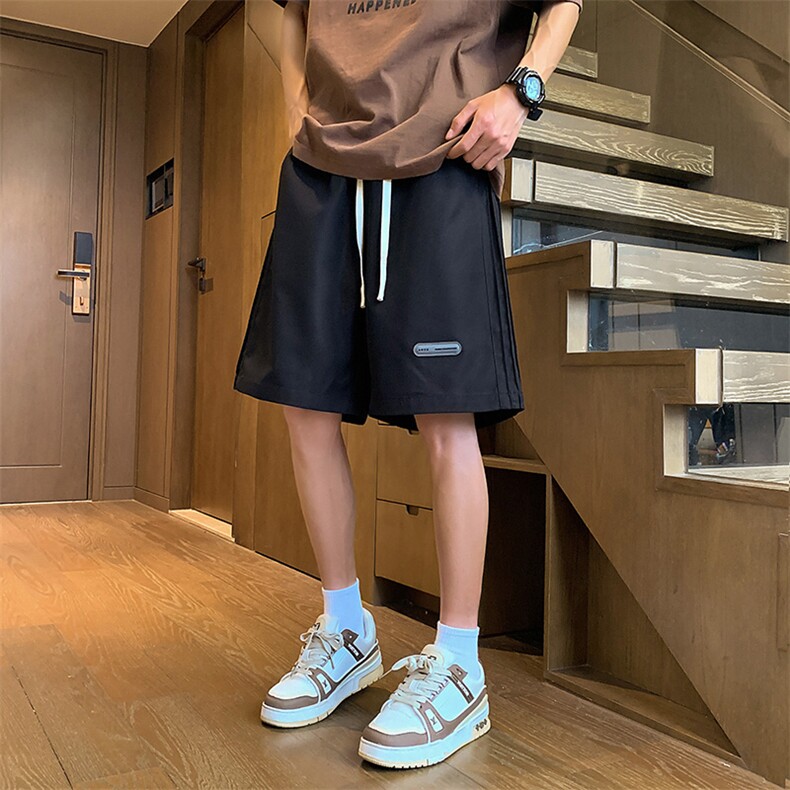 K152/P35夏季新款宽松休闲短裤男夏季五分裤潮大码男中裤子,男装牛仔裤,电商基地A050