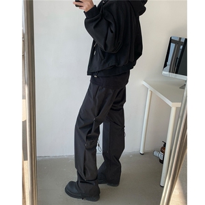 春装 美式三合一解构立体剪裁抽绳冲锋裤运动长裤男潮 KH132特P65图片