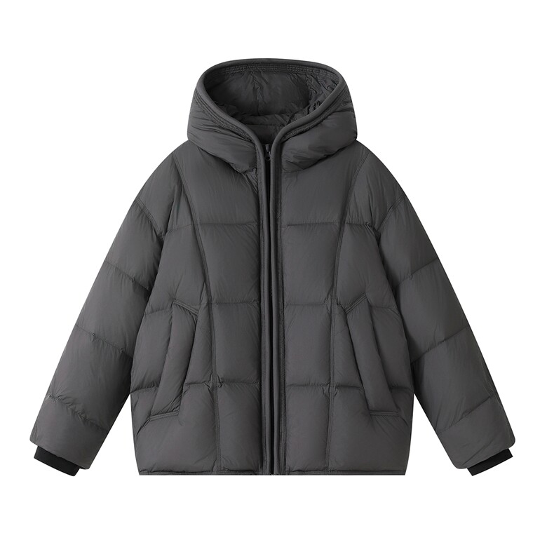 2025冬季新款男女潮牌泡芙穿刺宽松保暖连帽羽绒服外套699，男装羽绒服，电商A234