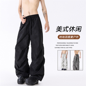 25秋季新款现货扎染三分格直筒裤美式休闲长裤DSA157B-K2537-P50