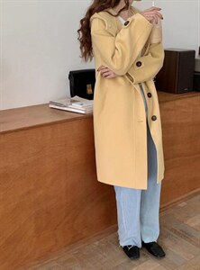 【现货】双面羊绒大衣冬季图片
