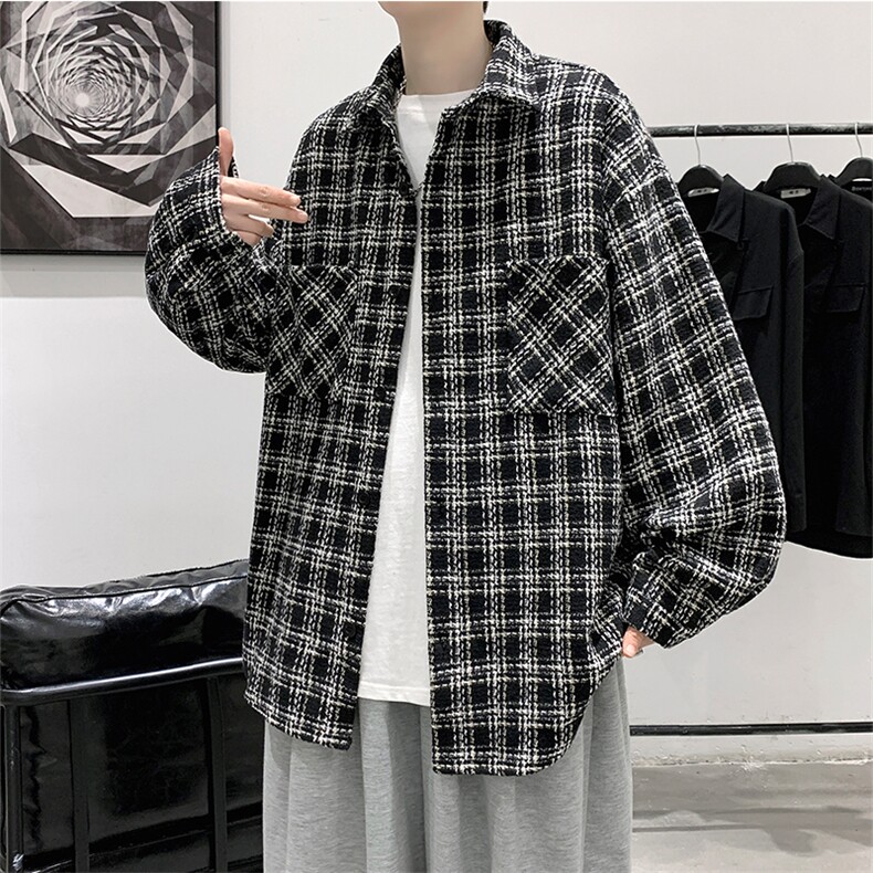 2026春季新款港风小香风夹克外套M-3XL-JK1901-P65图片