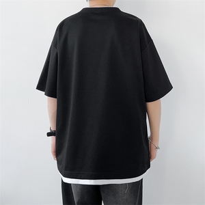 夏季短袖港风白墙休闲宽松潮牌百搭短袖T恤男TC3138RK01-P30控50图片