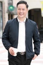 NN9935钱塘2020-3中年男士春秋薄款商务休闲百搭夹克外套P57，男装夹克，钱塘207-3