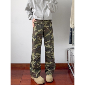 B221 美式ins高街暗黑多口袋修身工装牛仔裤 LK24156-P65 控88图片