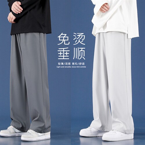 2021阔腿休闲九分运动裤柔顺舒适拖地裤 1228-特批：25图片
