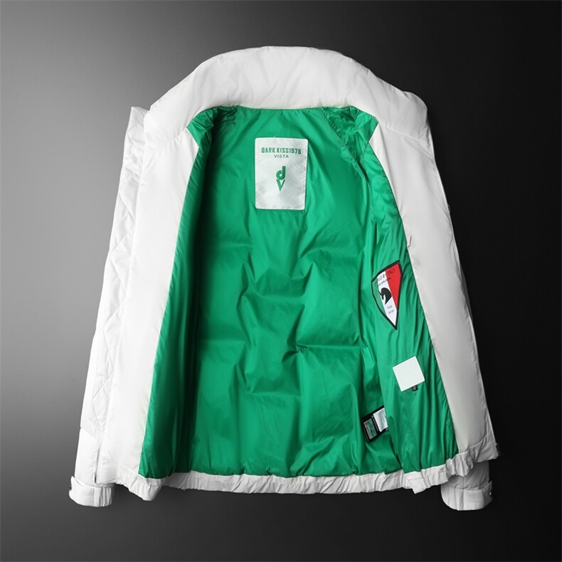 22866480重工艺立体编织格2022冬季微阔立领羽绒服,男装羽绒服,钱塘2019