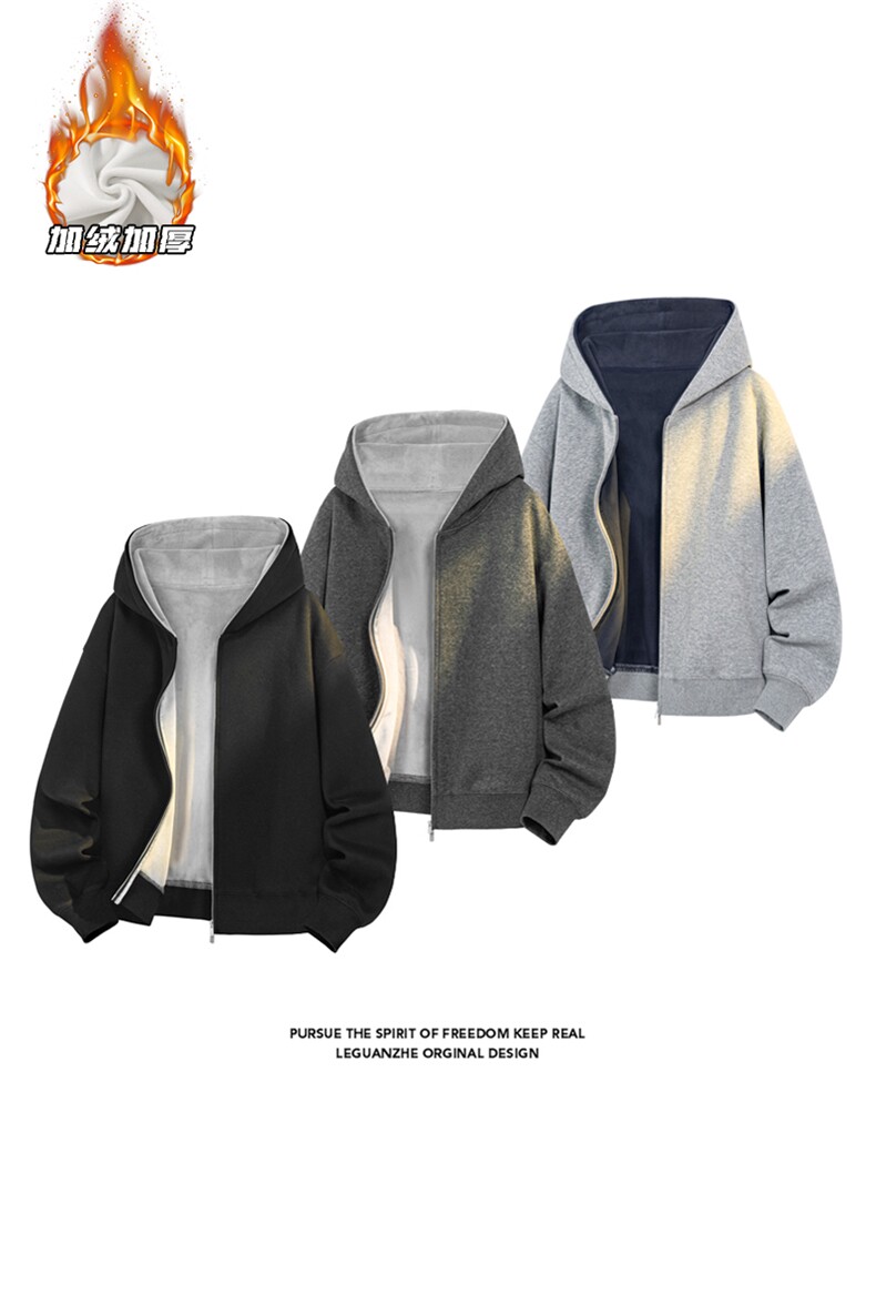 2025HW25865加绒白底大码奥利绒连帽卫衣M-5XHW25964-特P60,男装卫衣,电商A022