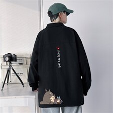 春季长袖衬衫男宽松港风衬衣男外套男CSCS269-P35图片