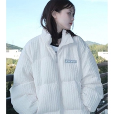 冬季新款加厚字母立领面包服棉衣女学生韩版宽松棉服外套MA8010，男装棉衣，星座1116A（原606A-3）
