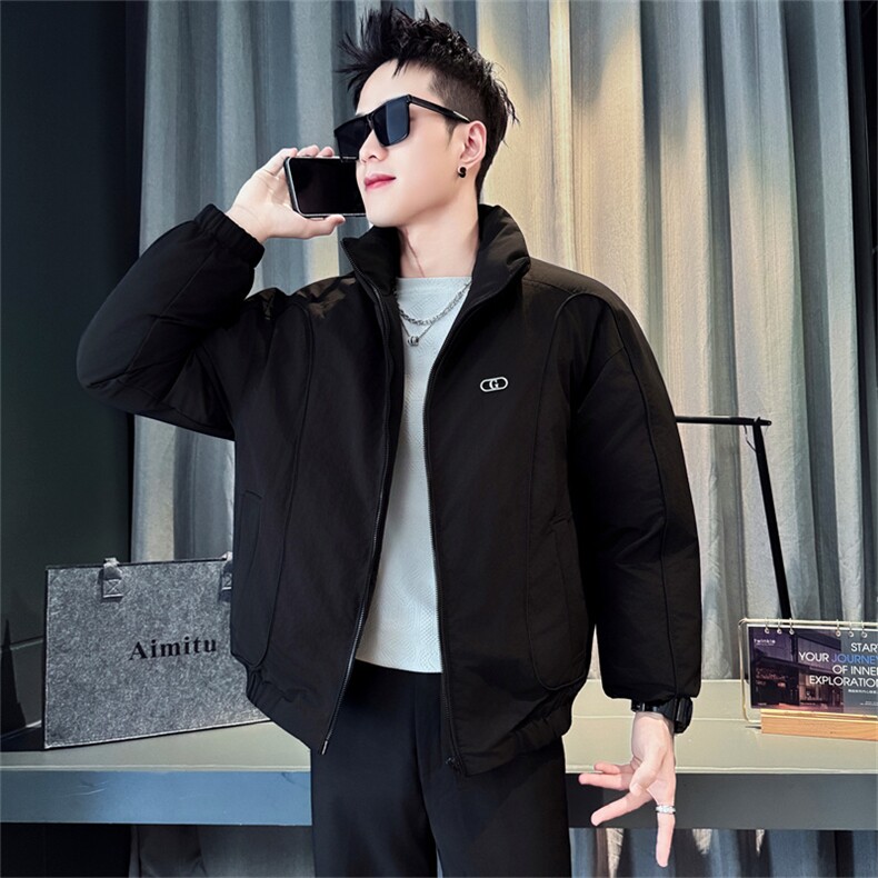 MY8805-P138控178长袖立领棉袄外套男高级简约加厚棉衣冬季新款休图片