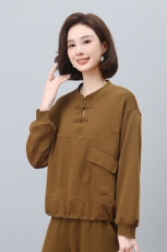 叶笙衣宽松显瘦长袖棉麻衬衫女秋装新款复古文艺上衣大码女装，女装衬衫，叶笙衣