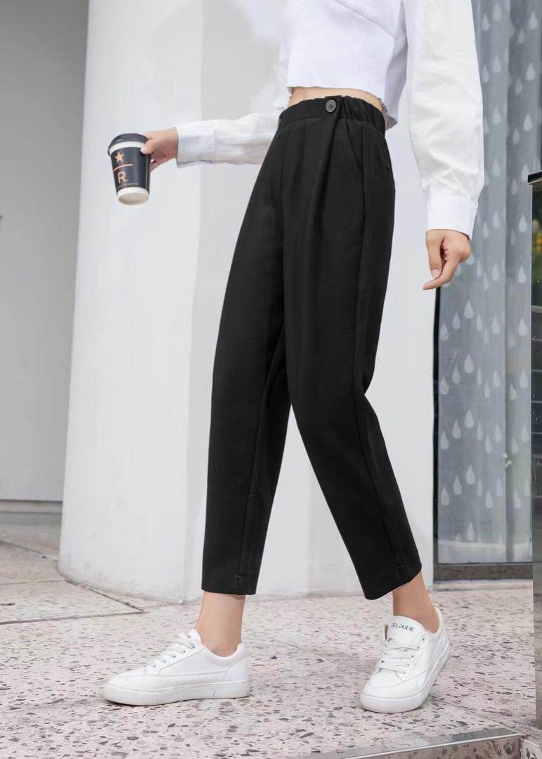 秋季卫裤两粒扣，女装休闲裤，LC裤子