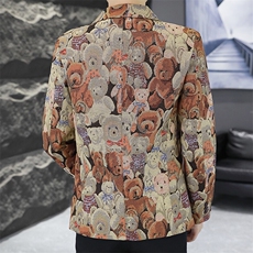 507A-X012-P752025春夏时尚青年帅气印花小西装西服外套，男装西服，星座507A（原星座306B-2）