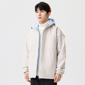 秋冬 连帽加绒加厚保暖休闲痞帅棉衣情侣外套MY8920JR特批P75图片