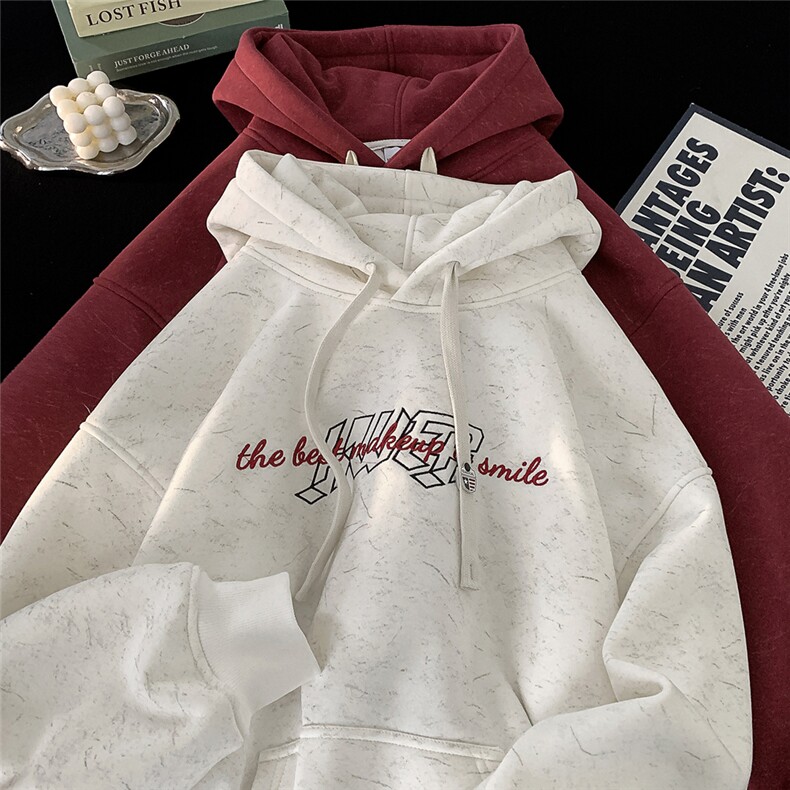 X416B-1-WY1235-特P55限98秋冬刺绣套头连帽卫衣运动高街休闲外套，女装短外套，星座416B-1