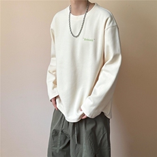 现货重磅加厚长袖T恤卫衣男潮牌打底衫上衣A351-AT2513-P50，男装T恤，电商A351
