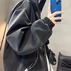 JK756-P75-雾面PU皮衣夹克美式机车服休闲连帽外套，男装夹克，星座1811B