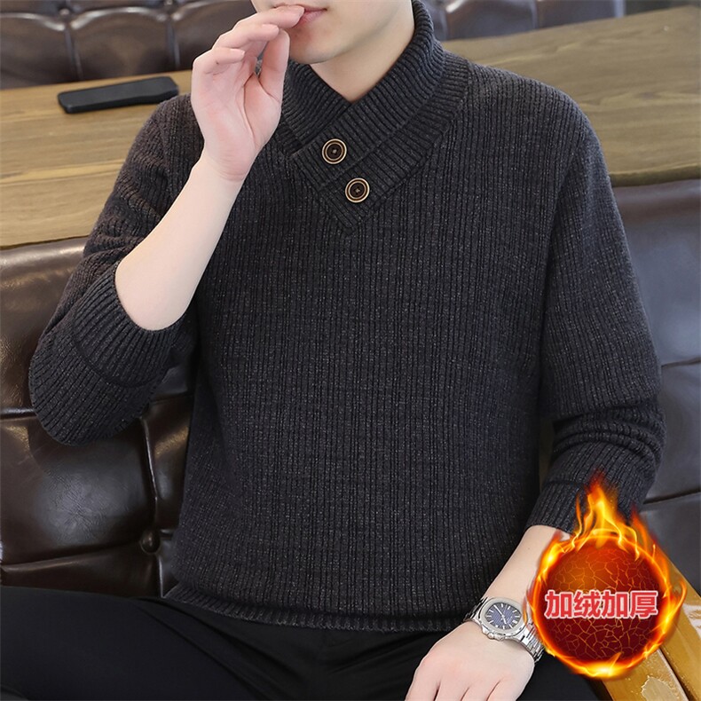 爆品  毛衣男士冬季保暖男针织衫打底衫上衣CC6293-P60图片