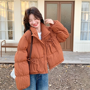 新款 已出货 橘色短款羽绒服 2C007-528-P255-378（50绒）图片