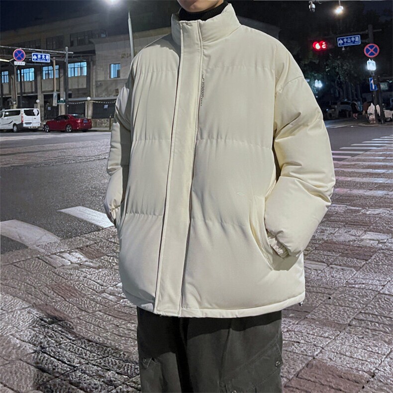 外景冬季加厚面包服男潮设计感宽松保暖棉衣立领外套MF00377/P90，男装棉衣，电商B316