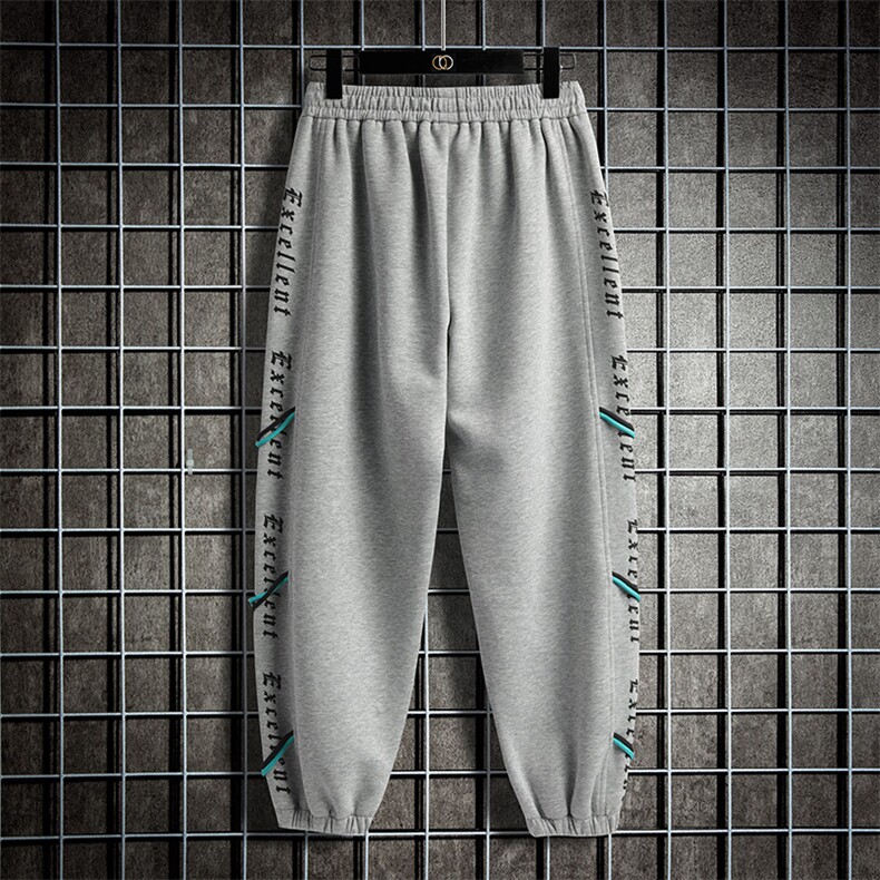 港风华棉休闲裤男包边包条宽松大码束脚卫裤KP605P60,男装休闲裤,星座1204-3