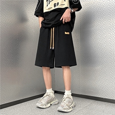 2024夏季新款薄款冰丝裤三色宽松五分裤短裤B315-K23232-P40控55，男装休闲裤，电商B315