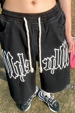 XZ616夏季新款牛仔短裤字母发泡牛仔裤TY856P45控58，男装牛仔裤，星座512A（原616）