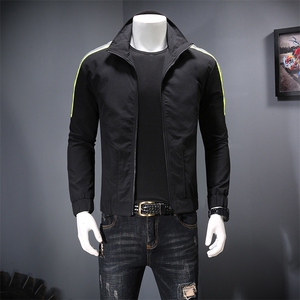 7098春 秋季新款男士翻领韩版修身夹克衫M-4XL P175图片