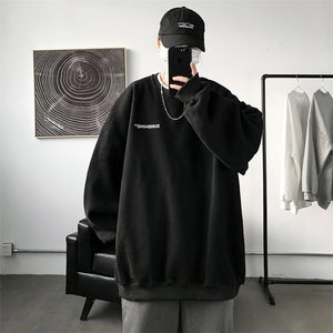 W33 情侣印花圆领秋冬卫衣 常规P28 加绒P38 S-5XL 支持定制图片