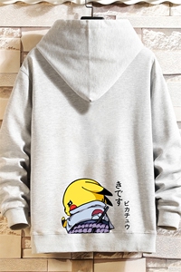 KS21036-P38 加绒款-P43 连帽开衫卫衣男运动外套大码班服 砖墙图片