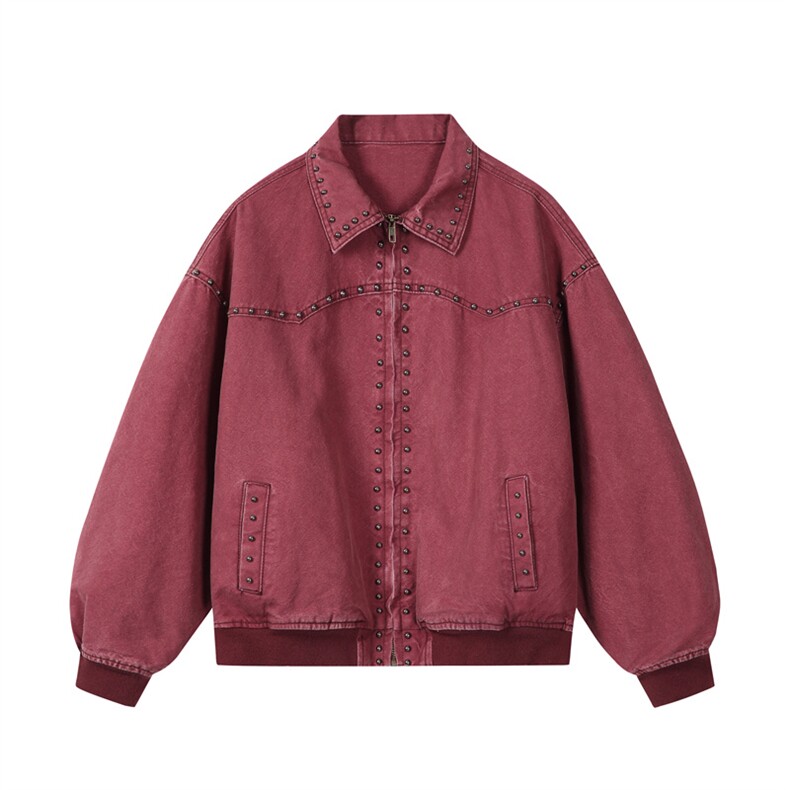 水洗牛仔外套男款春美式痞帅上衣服宽松休闲工装夹克JK1331-P108,男装工装外套,星座1103-3