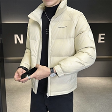 新标50绒羽绒服男2025冬季潮牌帅气袄子外套Y9818P130，男装羽绒服，星座914