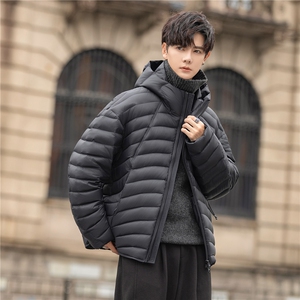 充绒210g加厚羽绒服冬季90白鸭绒连帽羽绒外套男2800-P475控898图片