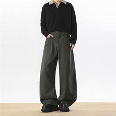 春上新大码弹力棉做旧水洗工装裤长裤弯刀裤A014-DY25360-特P59，男装工装外套，电商A014