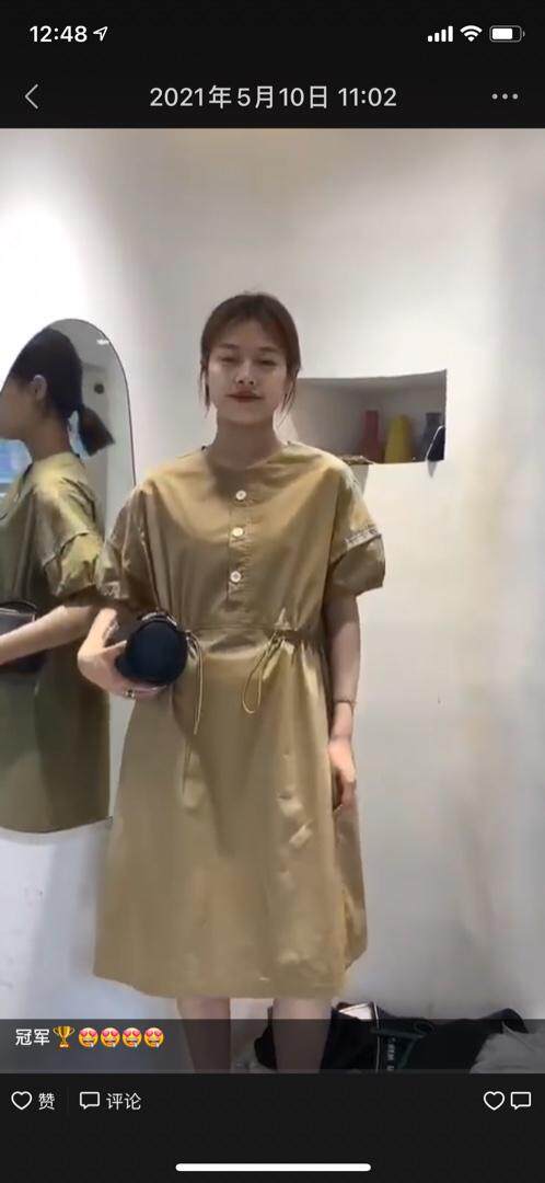 韩版休闲连衣裙，女装连衣裙，依多坊