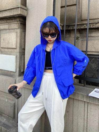 【现货】夏季新款糖果色薄款时尚防晒外套，女装，微迪菲