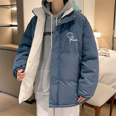 ！2023秋冬笑脸印花棉衣男保暖时尚棉服外套MY102特P78，男装棉衣，电商B220