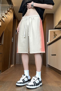 短裤男夏季新款港风宽松扎染五分裤DK2510-P32图片
