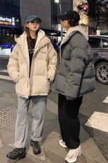 情侣装棉衣加厚连帽假两件拼接棉服棉袄A071-Y280-P120，男装棉衣，电商A071