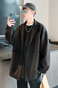 秋季宽松小西装男雅痞情侣休闲西服外套 A071-X01-P80图片