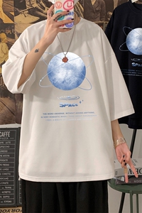 Q11241-P30 春夏季七分袖t恤男大码五分袖男短袖中袖图片